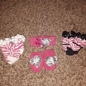 Ruffle socks and matching headband